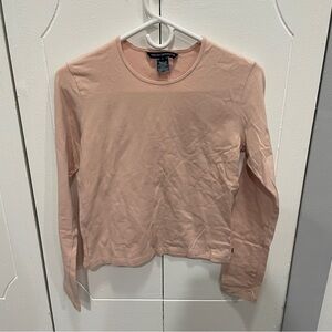 French Connection Light Pink Long Sleeve Shirt